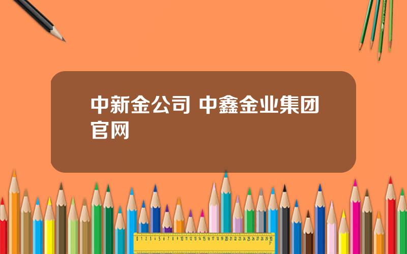 中新金公司 中鑫金业集团官网